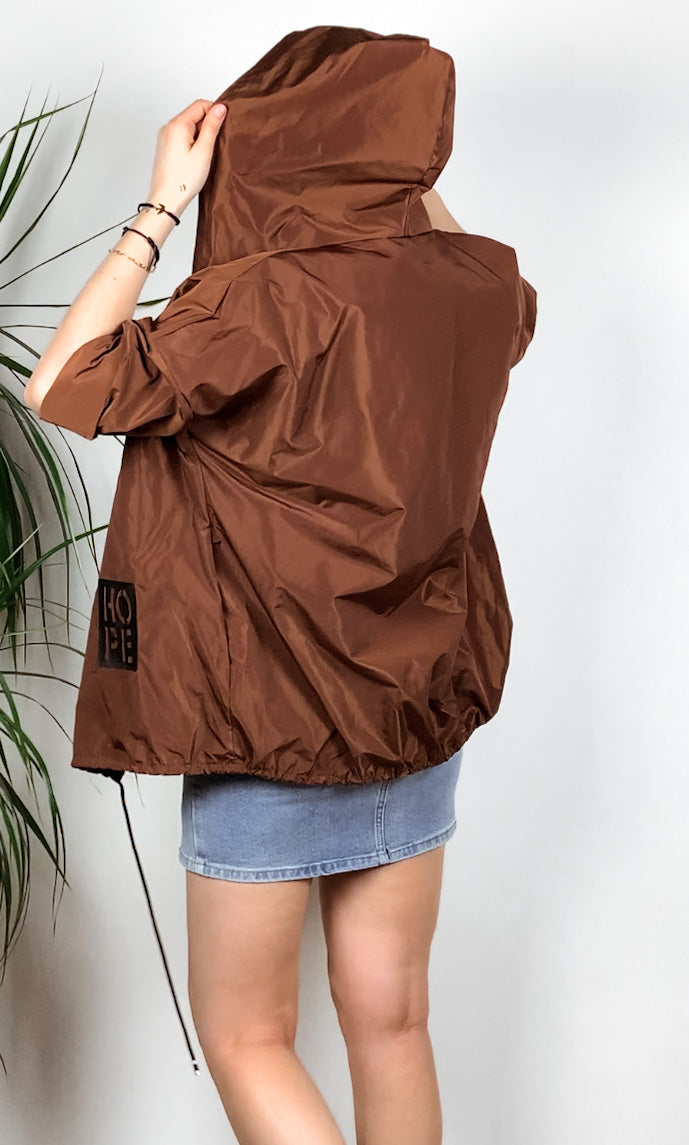 Lehká větrová bunda na zip - Choco