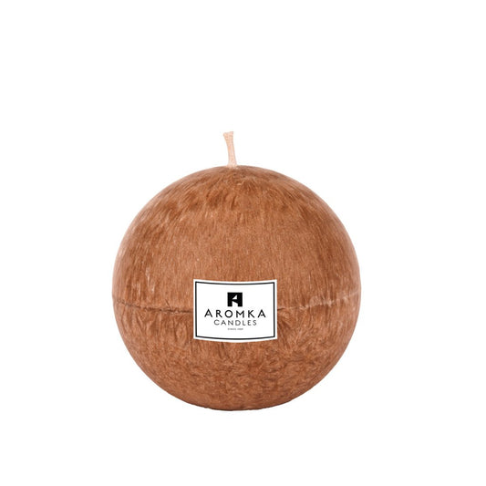 Přírodní vonná svíčka palmová - AROMKA - Mini Koule, 7 cm - Gentleman