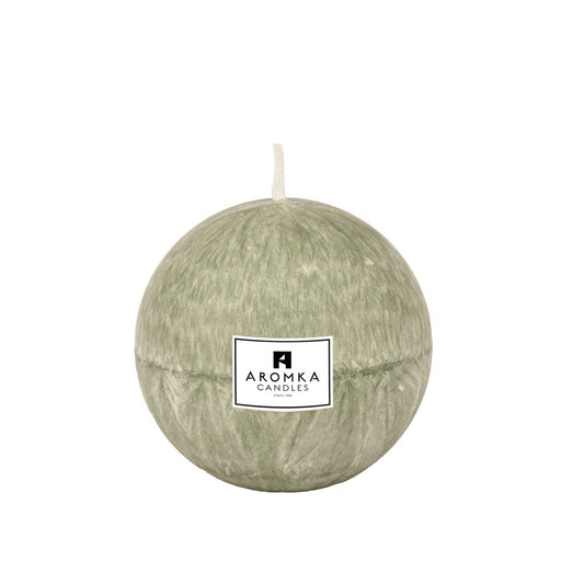 Přírodní vonná svíčka palmová - AROMKA - Koule, 6 cm - Kopřiva