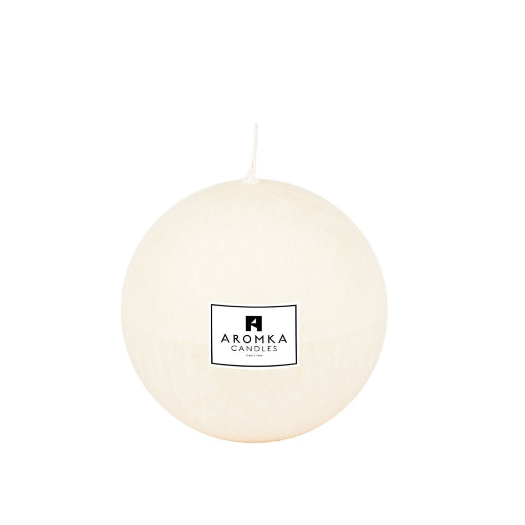 Kopie: Přírodní vonná svíčka palmová - AROMKA - Koule, 6 cm - Čisté Prádlo